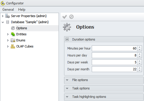 Custom Database Configuration Checklist